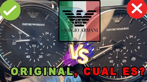 reloj emporio armani como saber si es original|reloj Emporio Armani precio.